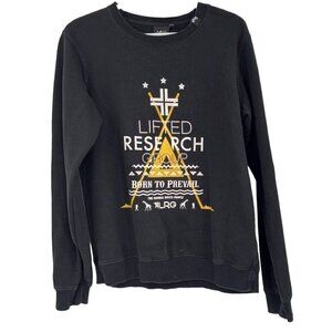 Lifted Research Group Black Graphic Sweatshirt Women's Athleisure Lounge Wear